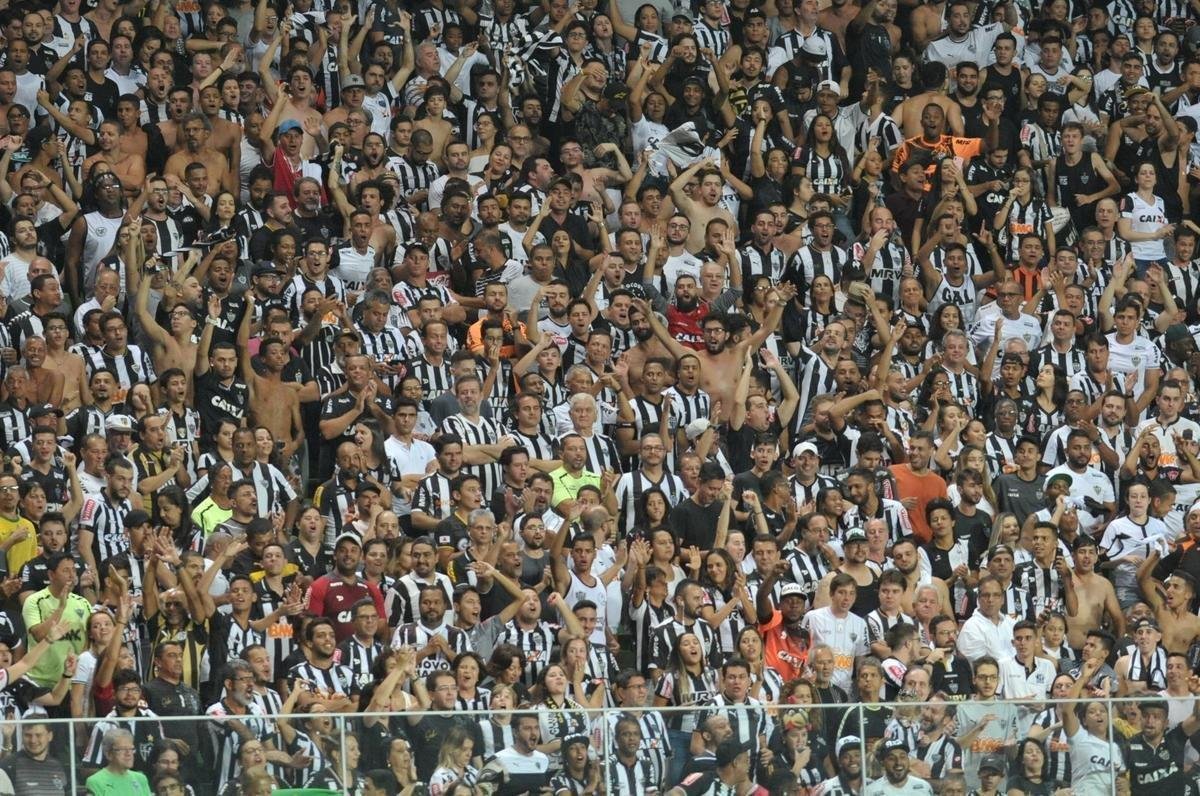Torcedores do Atltico lotaram Independncia em partida contra o Defensor, pela Copa Libertadores