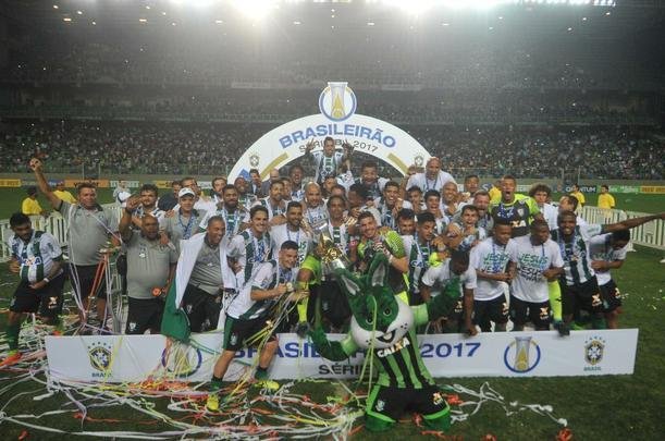 Festa do Amrica e da torcida no Independncia com o bi da Srie B em 2017