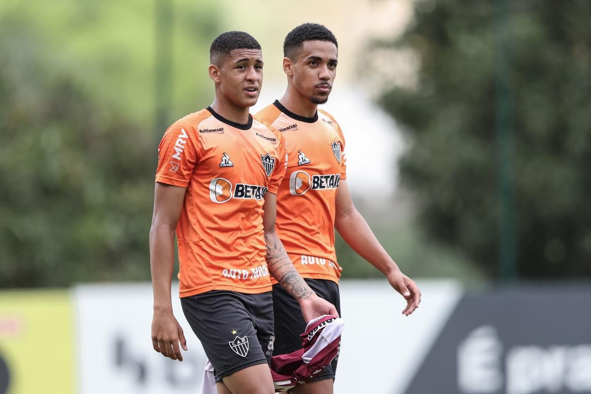 Fotos do treino do Atltico neste domingo, 14/11/2021