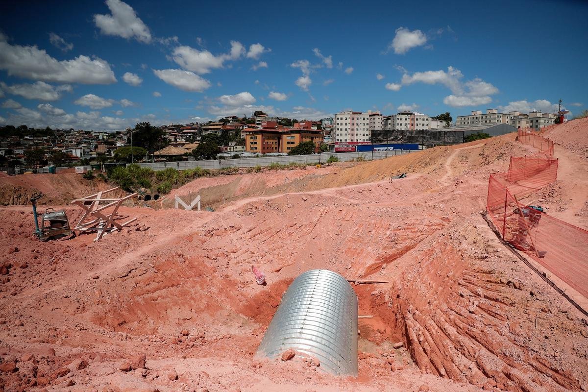 Atlético divulgou novas fotos das obras da Arena MRV