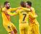 Jordi Alba comemora vitria do Barcelona: 'Poderamos marcar mais gols'
