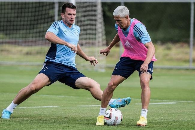 Imagens do treino do Cruzeiro nesta tera-feira (3 de janeiro), na Toca da Raposa II
