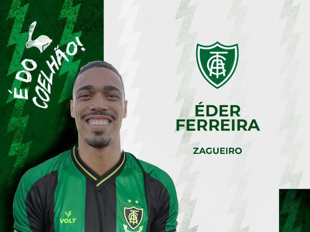 der, ex-zagueiro do Atltico-GO, foi o segundo jogador a reforar o Amrica em 2022. O atleta de 26 anos assinou contrato vlido at o fim de 2024.
