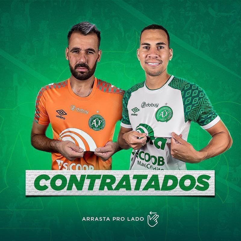 Saulo (Goleiro) e Paulo Oliveira (Volante) - Chapecoense