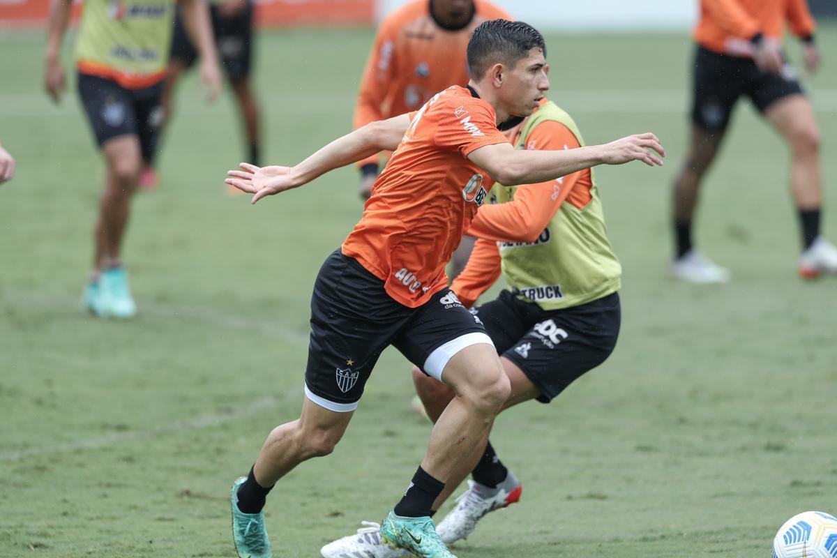 Fotos do treino do Atltico neste domingo na Cidade do Galo (21/11)