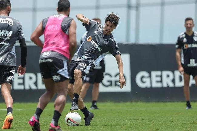 Treino tcnico do Atltico.