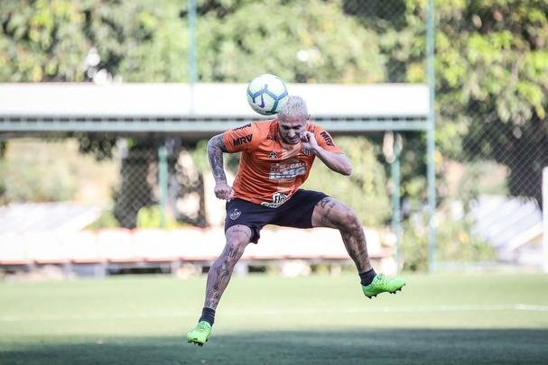 Fotos do último treino do Atlético antes do jogo com o Grêmio