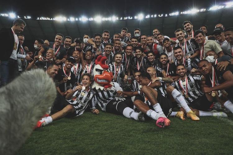 Fotos da festa do Atltico no Mineiro com a conquista do bicampeonato mineiro