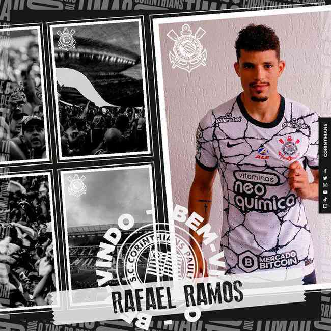 O Corinthians contratou o lateral-direito Rafael Ramos, que estava no Santa Clara, em Portugal.