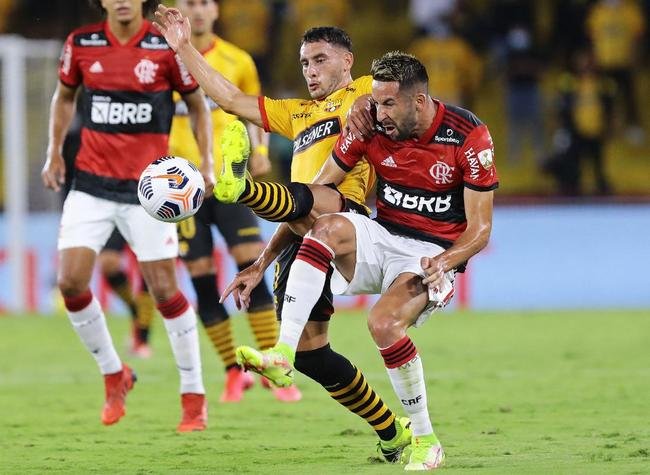 Flamengo vence Barcelona de Guayaquil novamente e vai  final da Copa Libertadores para enfrentar o Palmeiras. Deciso ser em Montevidu, no Uruguai, em 27 de novembro