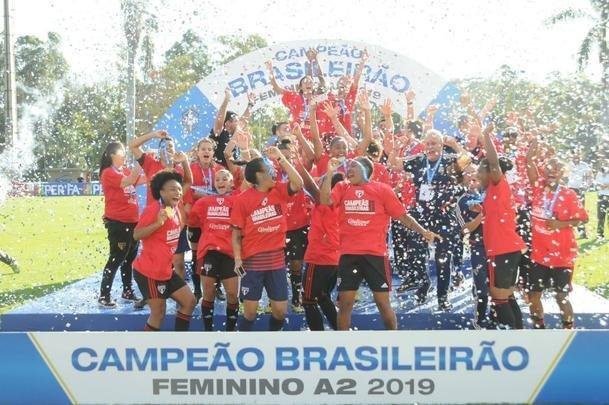 Cruzeiro e São Paulo ficaram no empate por 1 a 1 na finalíssima do Brasileiro Feminino A2