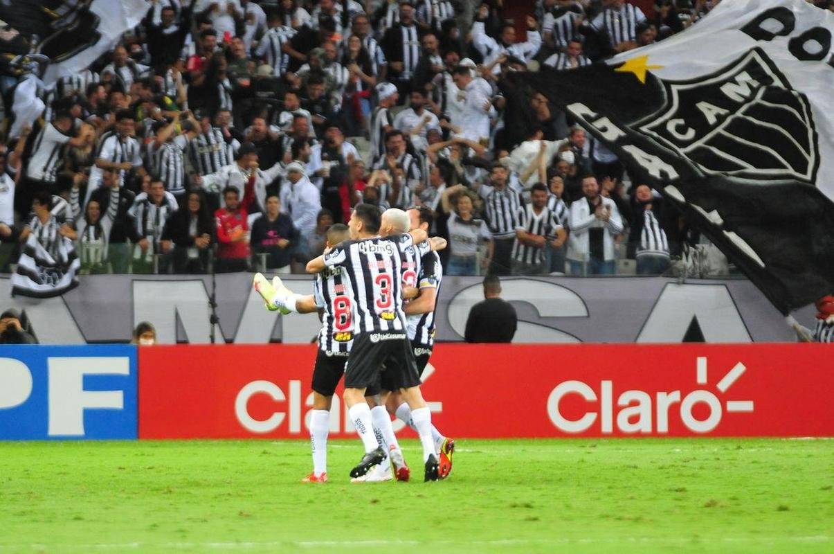 Fotos da partida entre Atltico e Fortaleza, pela ida da semifinal da Copa do Brasil, no Mineiro
