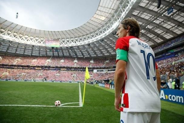 Fotos da final da Copa do Mundo, entre Frana e Crocia, em Moscou