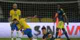 Brasil e Colmbia se enfrentaram no Estdio Nilton Santos, pelo Grupo B da Copa Amrica