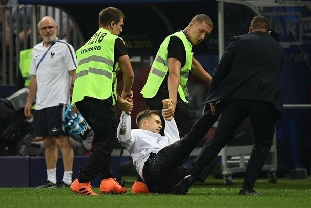Fotos da final da Copa do Mundo, entre Frana e Crocia, em Moscou 