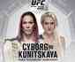 Cris Cyborg defende cinturo do peso pena contra russa Yana Kunitskaya, no UFC 222 