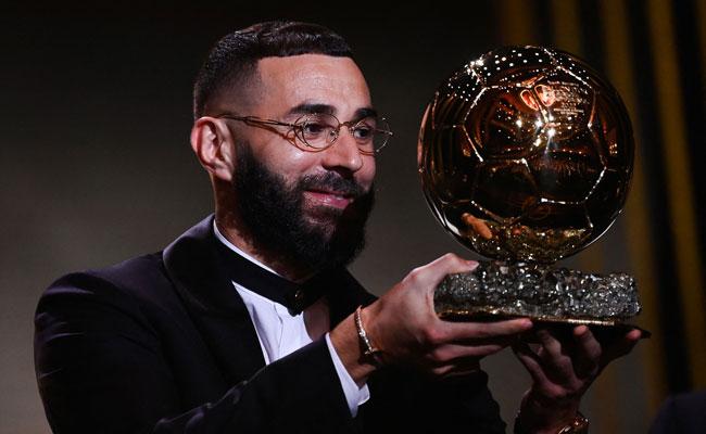 'Quero ganhar a Copa do Mundo', avisou Benzema, melhor jogador do mundo