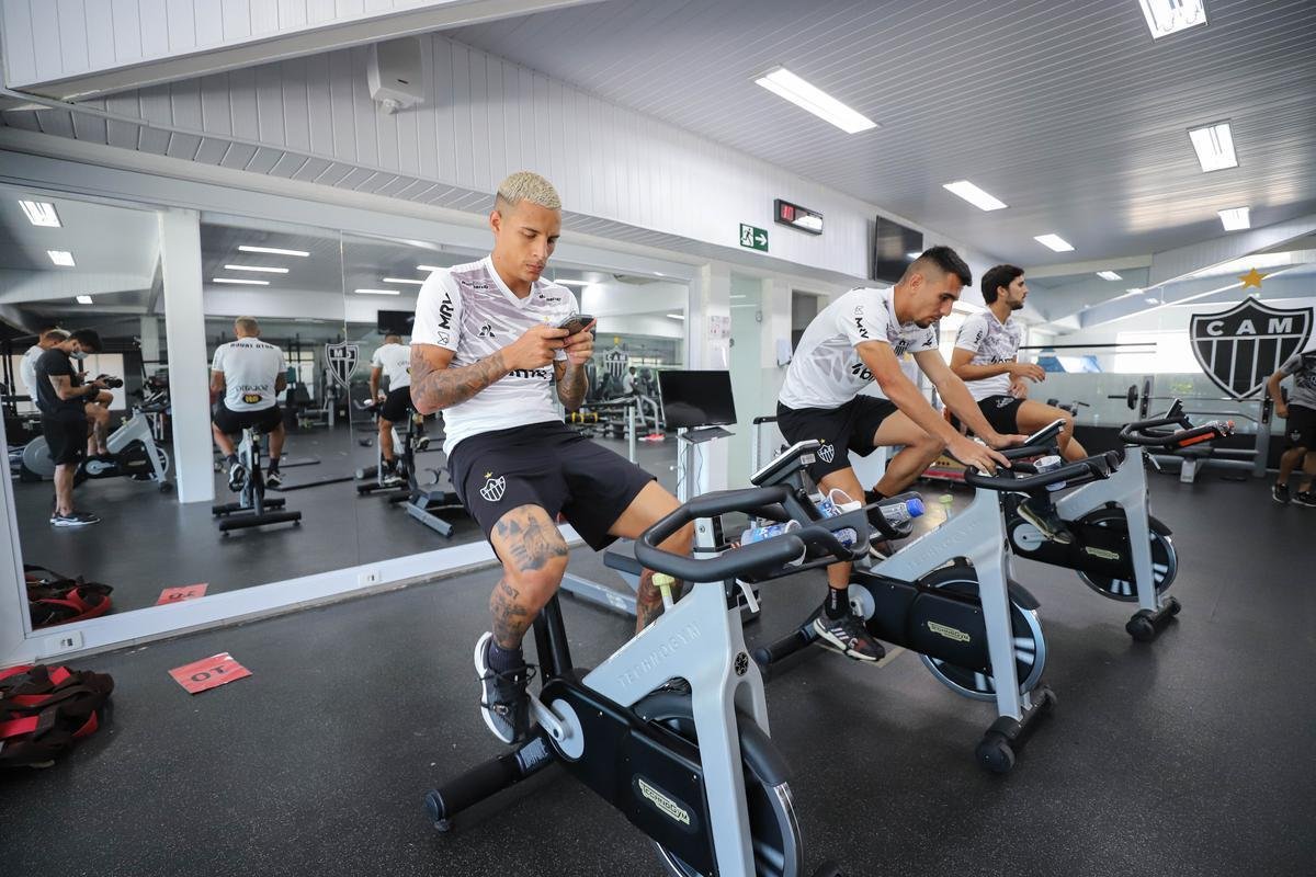 Atltico inicia preparao para enfrentar o Vasco; veja fotos