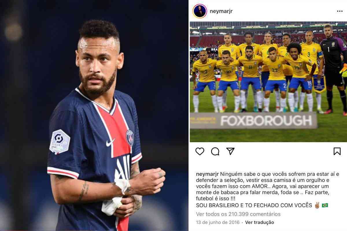 Neymar manda recado em publicao aps ficar fora da final da Copa Amrica