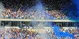 Imagens da torcida do Cruzeiro no clssico contra o Atltico, no Mineiro