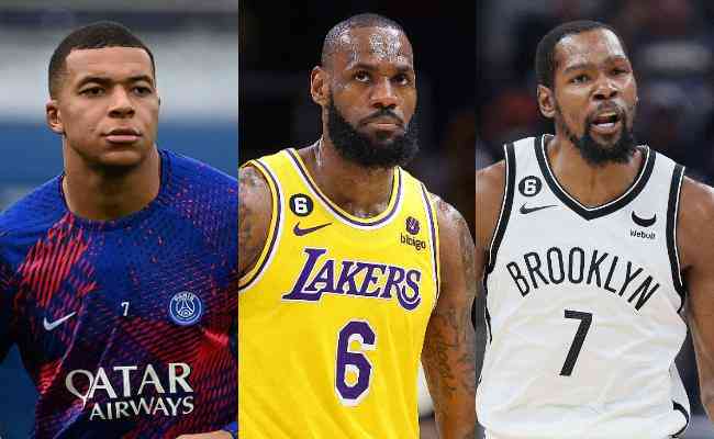 Mbapp escolhe melhores jogadores da NBA