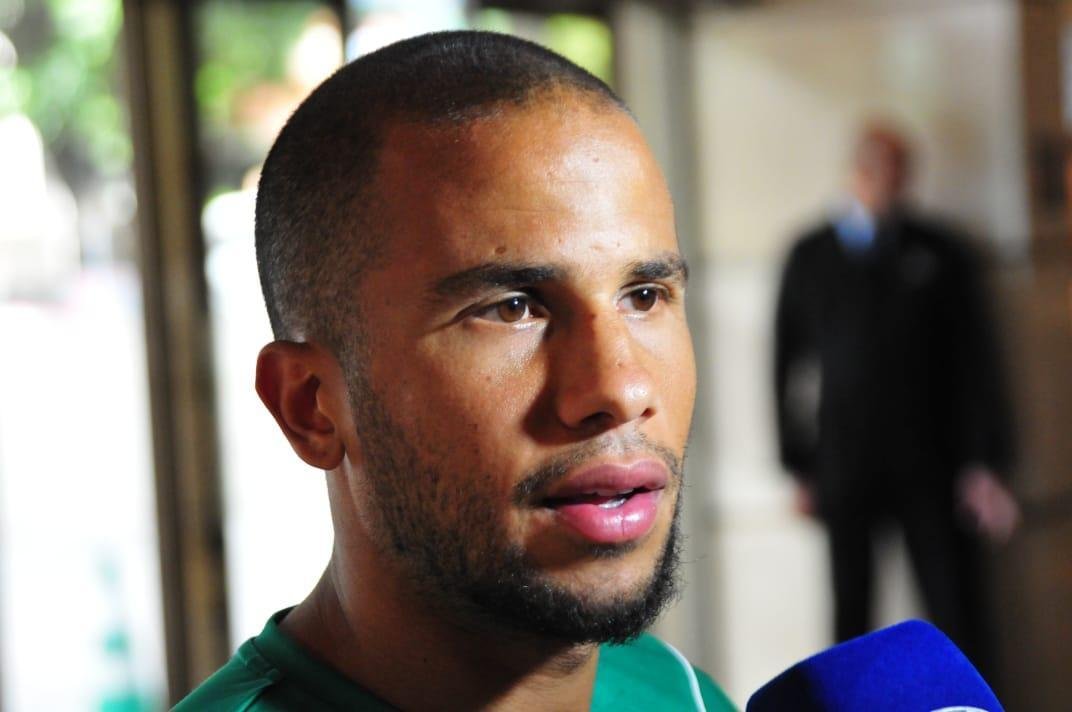 Grupo do Deportivo Lara conversou com a imprensa nesta tera