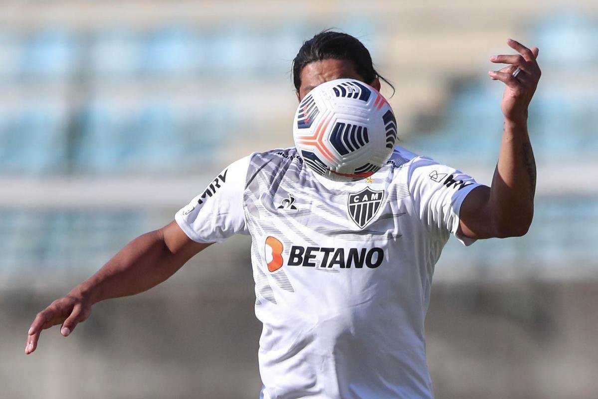 Atlético teve atividade no Estádio Olímpico Brígido Iriarte, em Caracas, antes da estreia na Libertadores