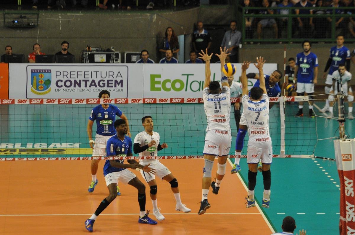 Cruzeiro venceu o Taubat por 3 sets a 1 e garantiu vaga na final da Superliga Masculina