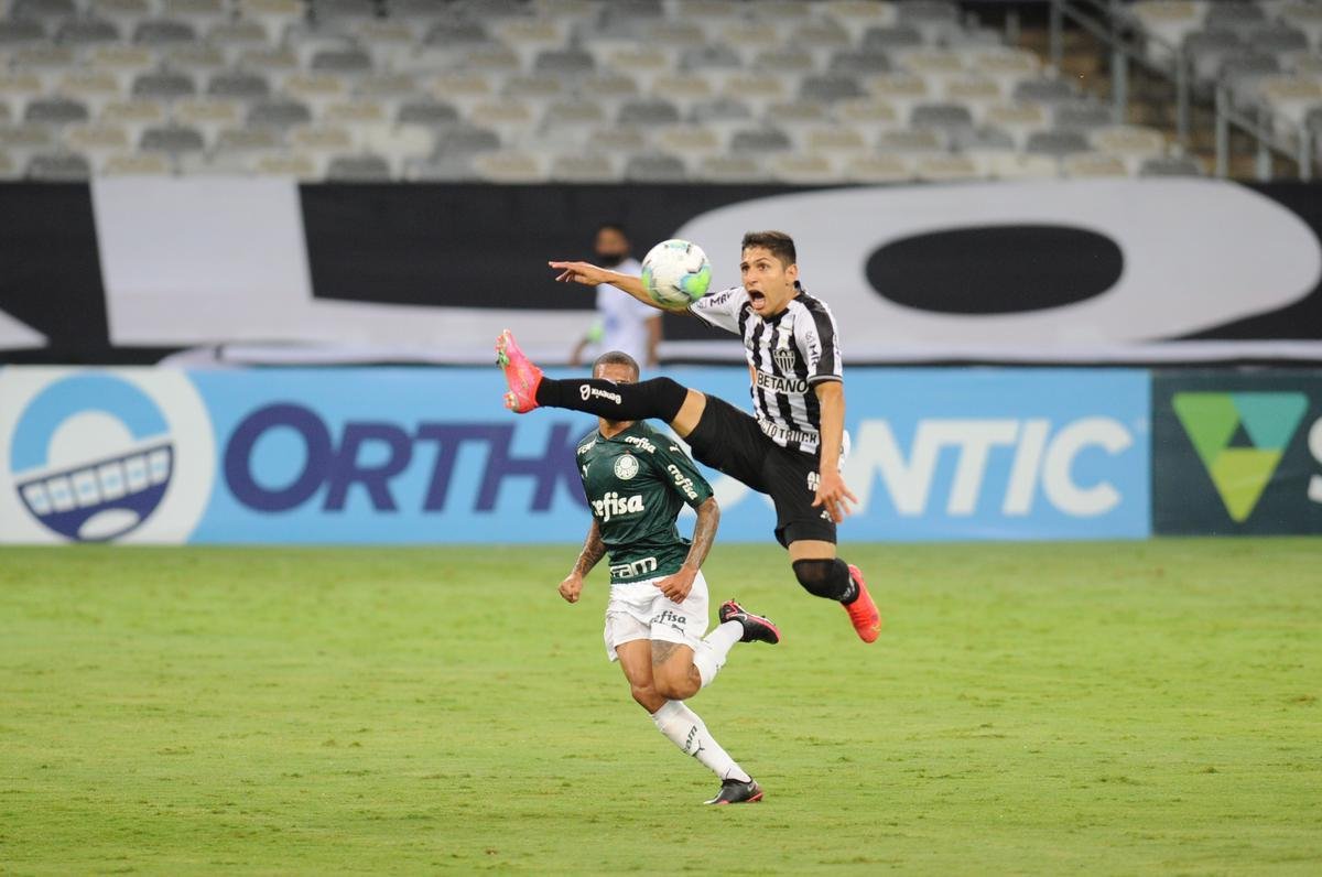 Fotos do jogo entre Atltico e Palmeiras, no Mineiro, pelo Brasileiro