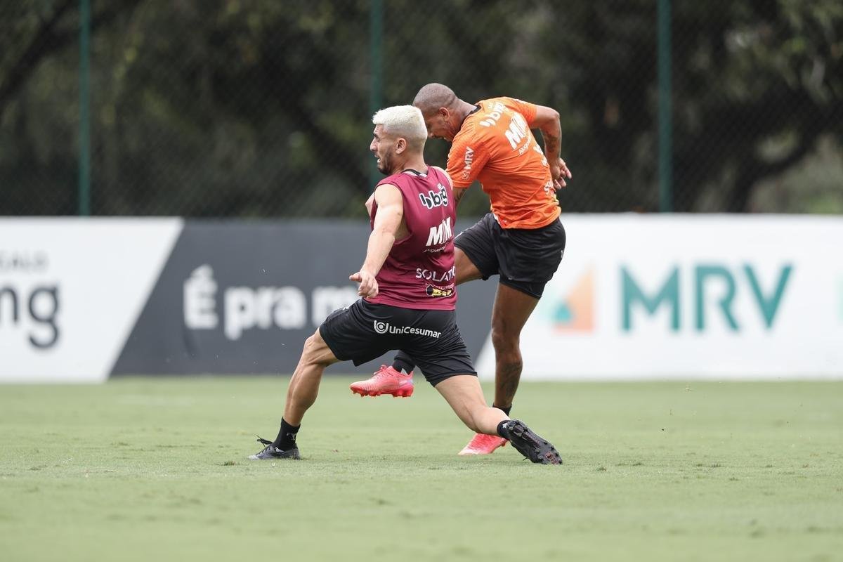 Treinamento do Atltico neste sbado, aps o ttulo brasileiro