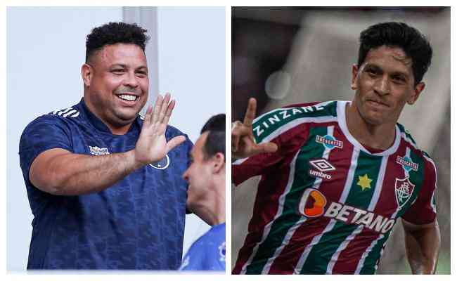Ronaldo interagiu com o artilheiro do Brasil, Germn Cano