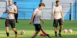 Fotos do treino do Atltico, no El Cilindro