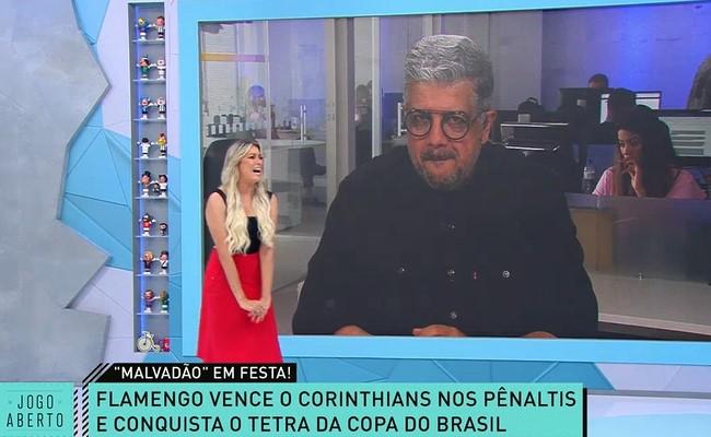 Renata Fan fez comentrio em relao a torcida do Corinthians em programa de TV