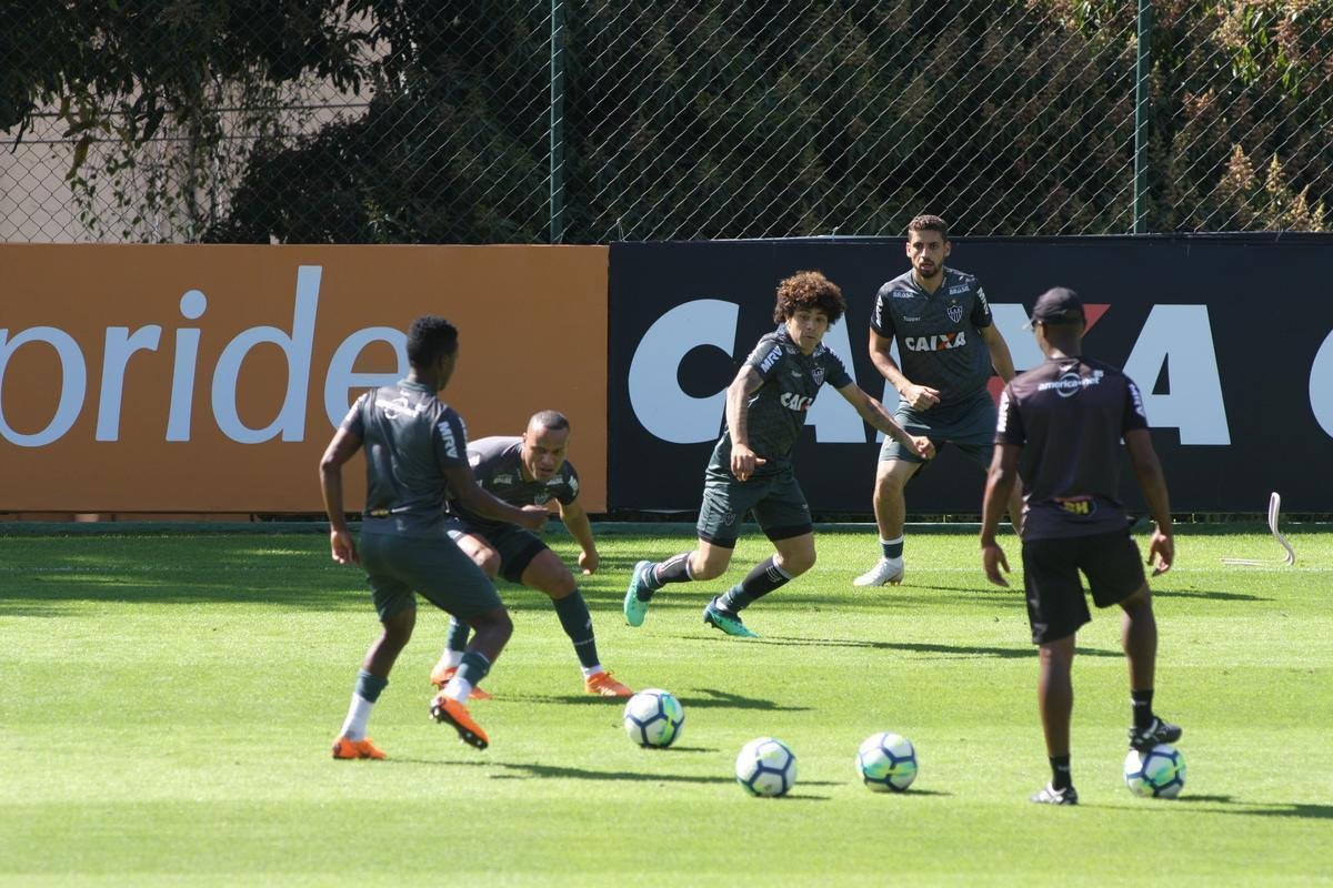 Atltico encerra preparao na Cidade do Galo para partida contra Grmio, pelo Campeonato Brasileiro