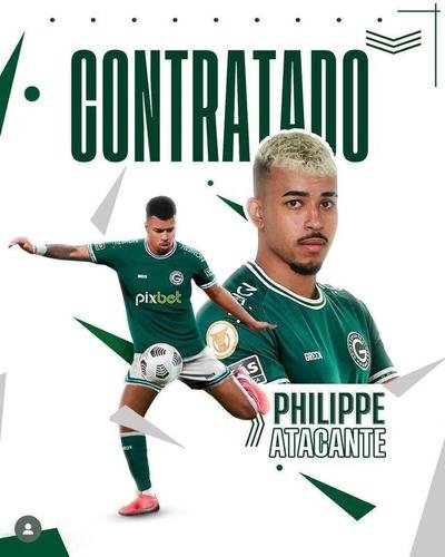 Goiás anunciou o atacante Philippe