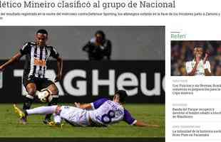 O uruguaio Refer tambm citou a classificao atleticana para falar sobre o Grupo E da Libertadores. 