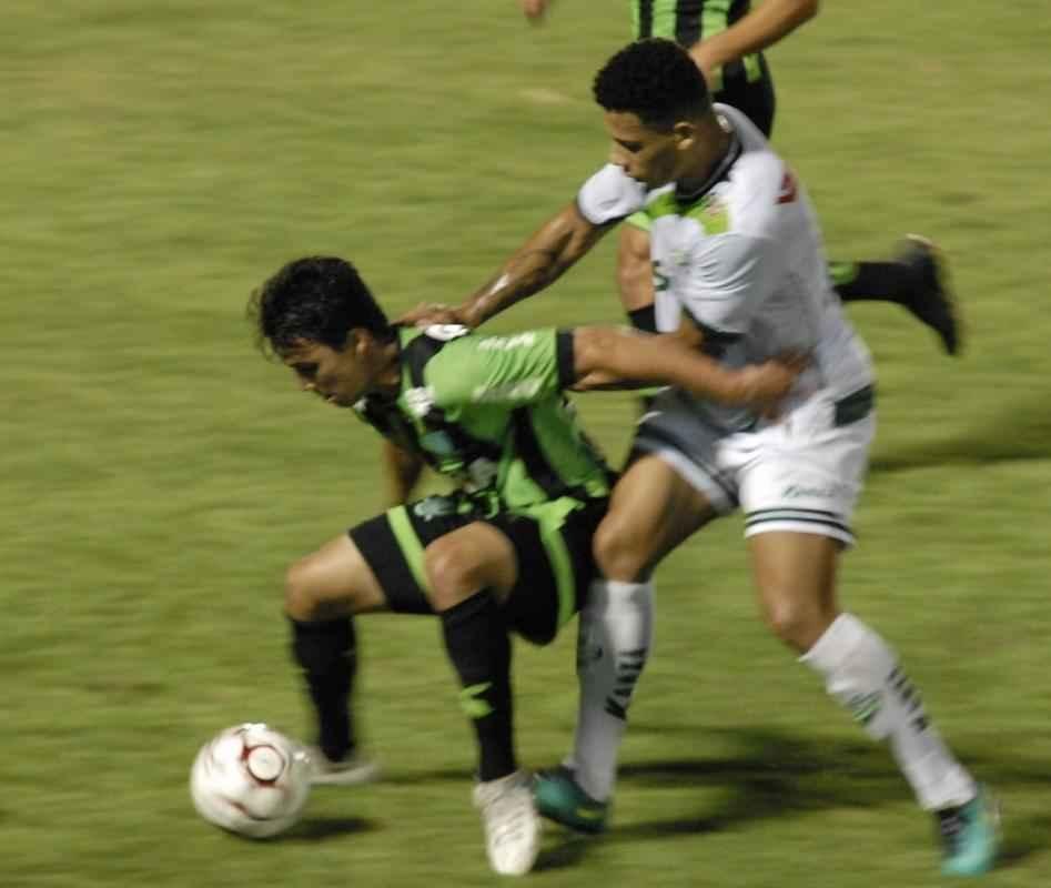 Amrica goleou Luverdense no Passo das Emas com gols de Renan Oliveira, Luan e Neto Moura