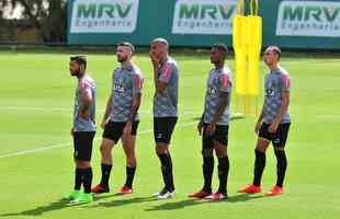 Fotos do ltimo treinamento do Atltico na Cidade do Galo antes da estreia na temporada