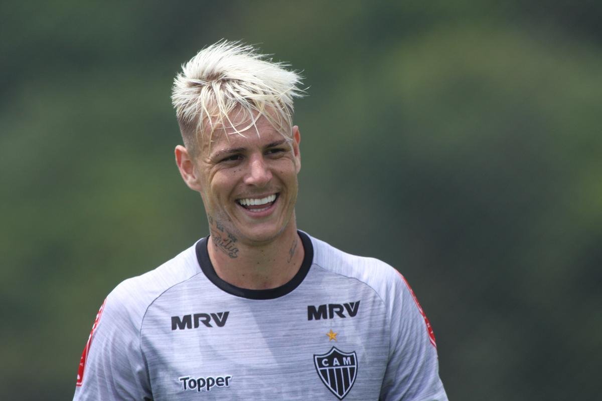 Imagens do treino do Atltico