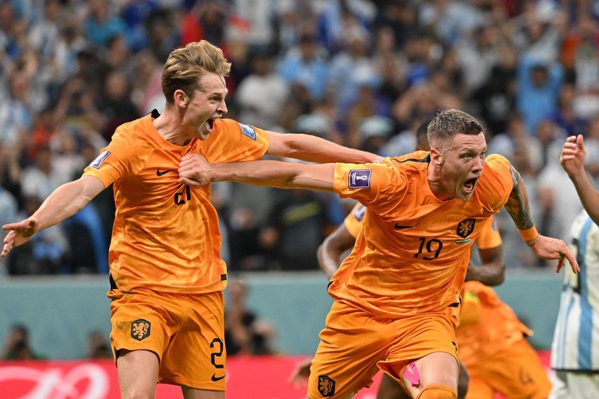 Fotos do jogo entre Holanda e Argentina, pelas quartas de final da Copa do Mundo do Catar