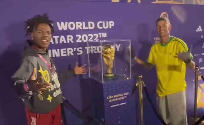Luva de Pedreiro e Speed se encontram na Copa do Mundo do Catar