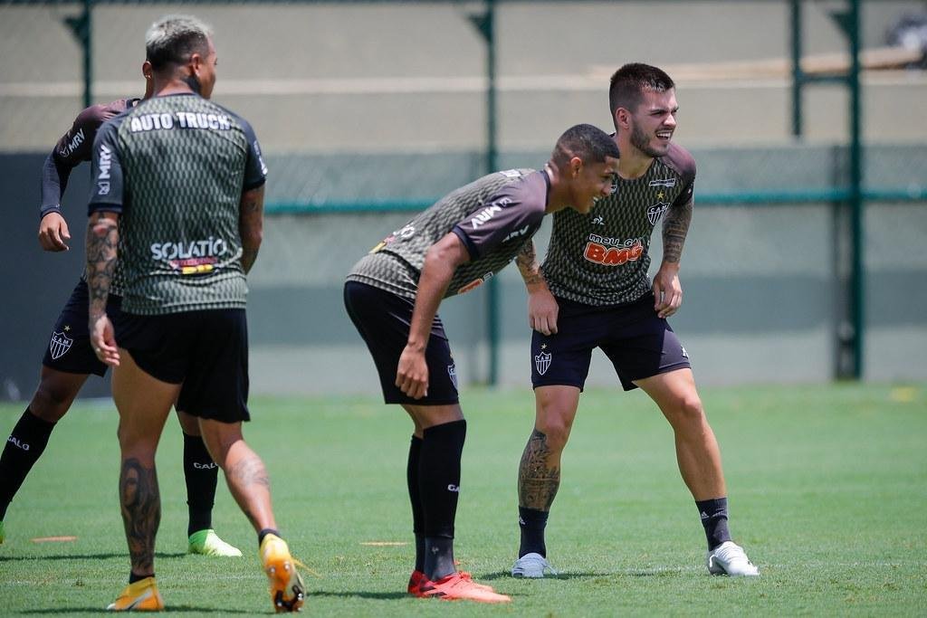 Fotos do treino: Atlético se prepara para enfrentar o Corinthians