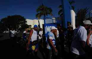 Capito Fbio foi um dos atletas que conversaram com os integrantes da Mfia Azul