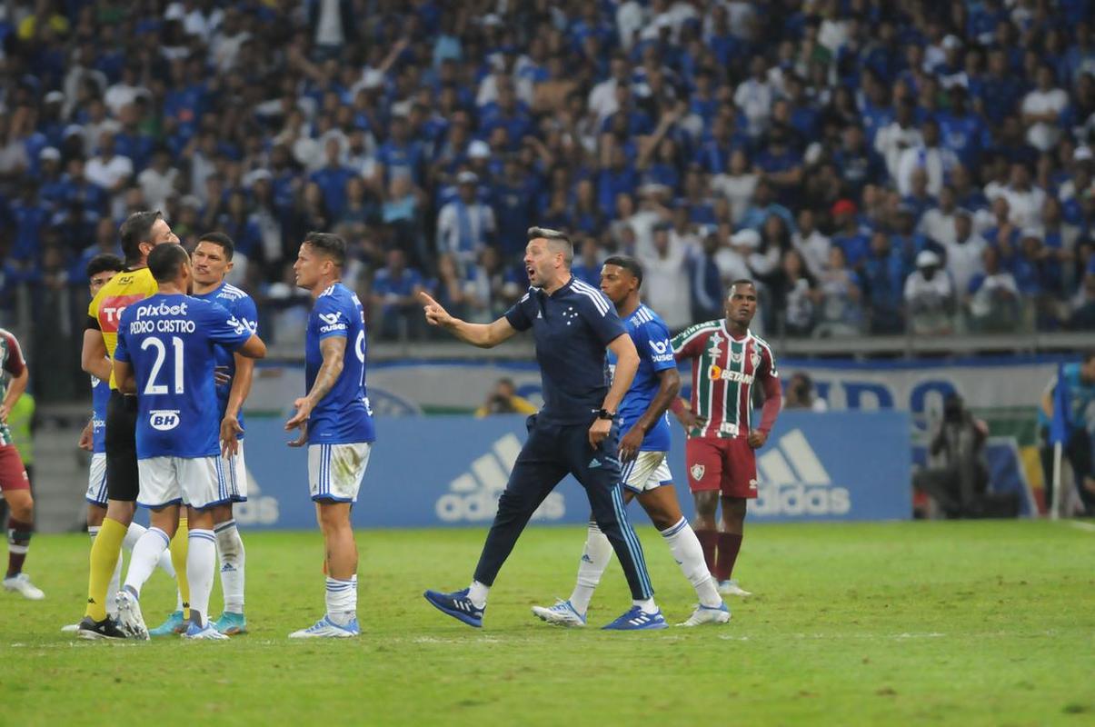 Fotos do jogo de volta das oitavas de final da Copa do Brasil, no Mineiro, entre Cruzeiro e Fluminense (Juarez Rodrigues/EM/DAPress)
