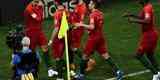 Cristiano Ronaldo abriu o placar para Portugal em cobrana de pnalti logo aos 3 minutos de jogo