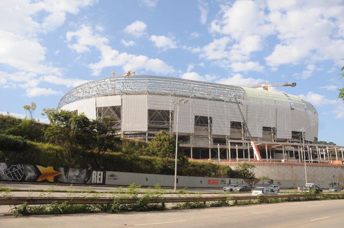 Fotos da Arena MRV nesta sexta-feira (6)