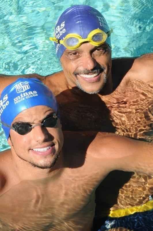 Marcos e Rafael Mattioli compartilham o amor pela natao