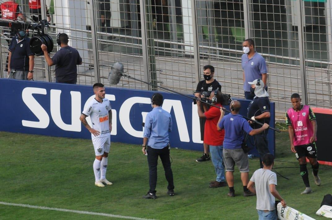 Fotos do clssico entre Amrica e Atltico, no Independncia, em Belo Horizonte, pela 10 rodada do Campeonato Mineiro. Jogo marcou o retorno dos dois rivais ao futebol em plena pandemia do novo coronavrus (Juarez Rodrigues/EM/DAPress)