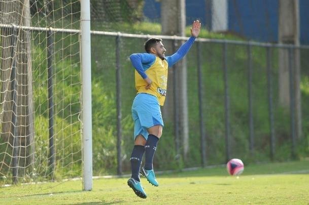 Fotos do ltimo treino do Cruzeiro antes do jogo diante do Tupi, pela semifinal do Campeonato Mineiro