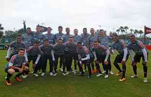 Equipe do Galo treina antes de estreia contra o Bayer Leverkusen na Florida Cup